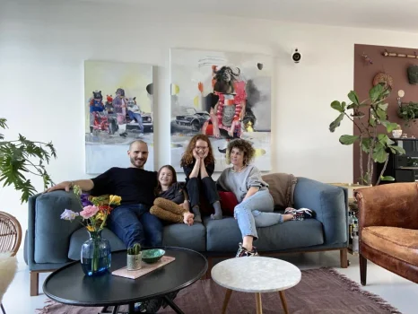 Marc, Meike, Indy en Zoë