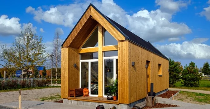 circulair gebouwd huis